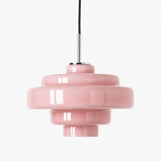 Koloro Millie Stufen Pendelleuchte aus Glas - Retro Stil für Wohn- und Esszimmer