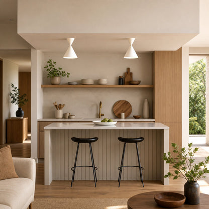 Brivana Semi Flush Deckenleuchte – Minimalistisches Design für Schlafzimmer & Wohnzimmer