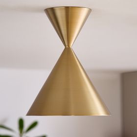 Brivana Semi-Flush Ceiling Light – Minimalist Design for Bedrooms & Living Rooms