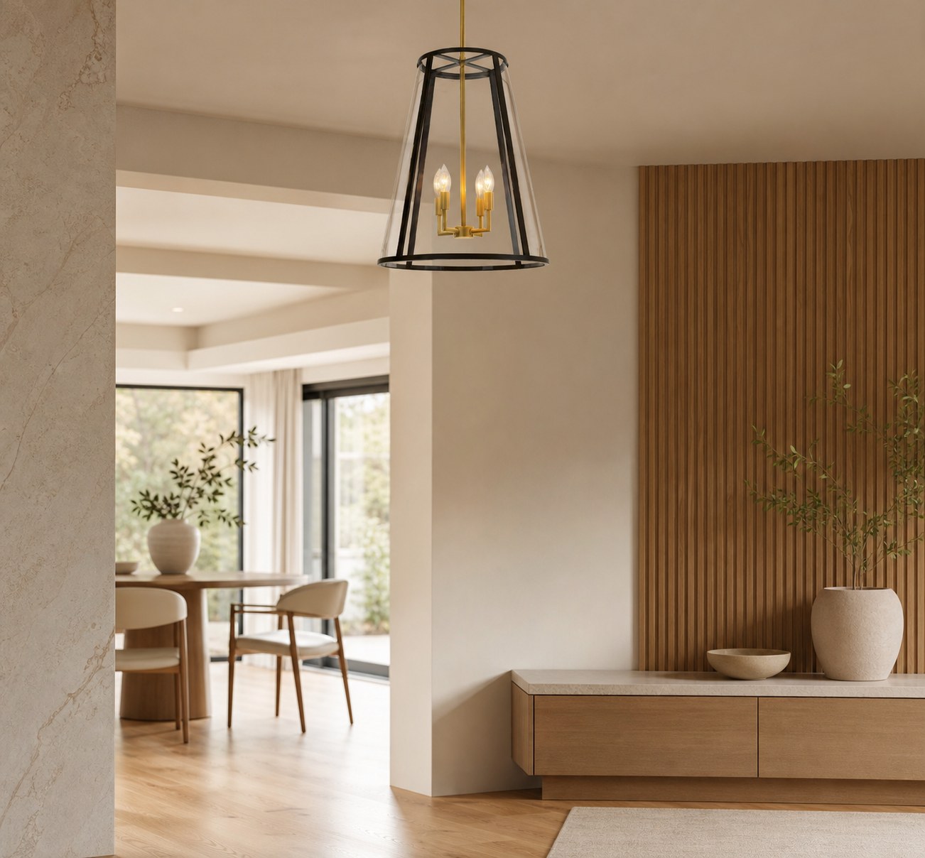 Ferrix Industrielle Wandlampe - Eisen und Glas für Garten & Terrasse