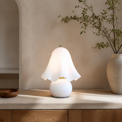 Bellina Decorative Table Lamp - Sculptural Bell Flower Shape