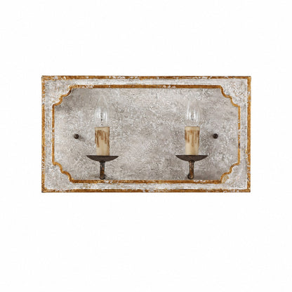 Boho Rustic Cube Sconce