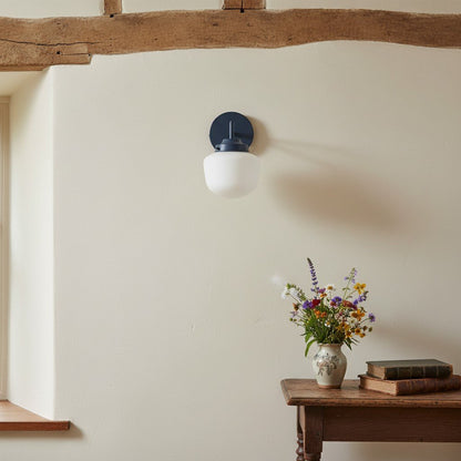 Opalume Glass Vanity Light – Vintage-Inspired Design – Perfect for Bathroom & Powder Room