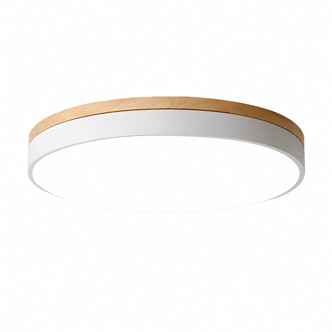 Cielora Round Flush Mount Ceiling Lamp Minimal Profile - Modern Interior Decor
