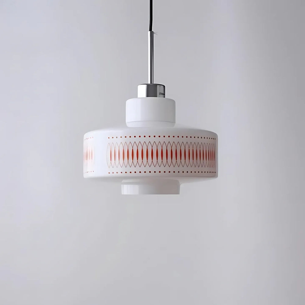 Vintage Bauhaus Opalglas Pendelleuchte