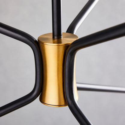Brimush Pendelleuchte in flacher Kugelform – Minimalistische Architekturform