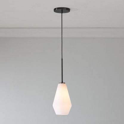 Merin Transparent Glass Sculpture Geometric Chandelier