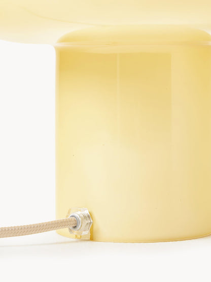 Soft Glow Opal Glass Table Lamp – Contemporary Mushroom Design for Cozy Spaces