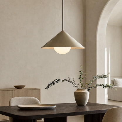 Brivana Adjustable Pendant – Cone Shade Light for Kitchen or Dining