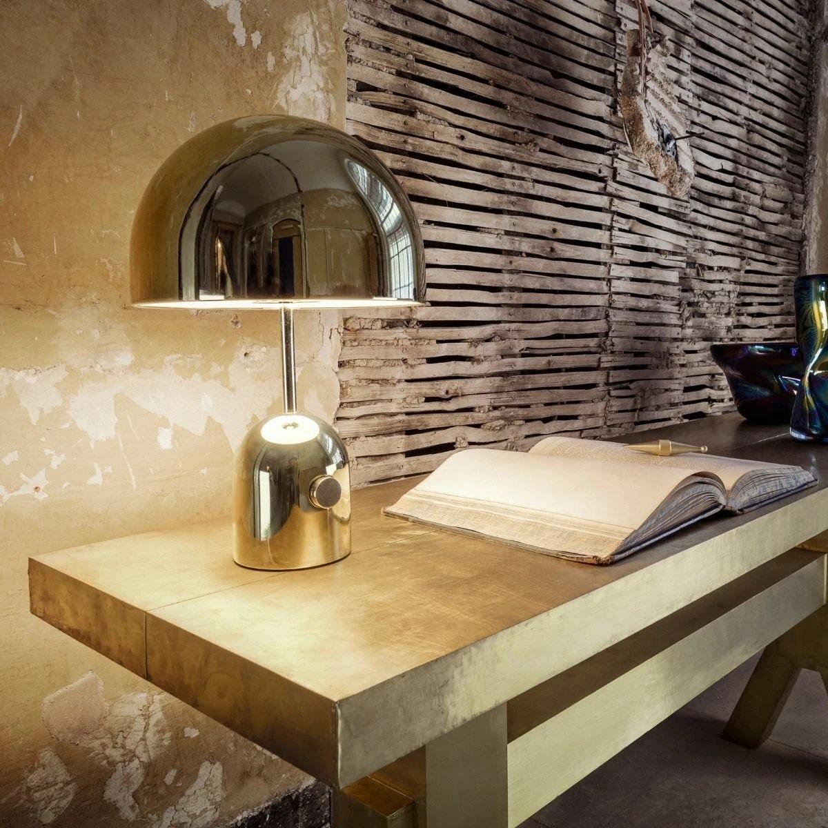 Bell Domed Table Lamp – Modern Minimalist Light for Bedroom & Reading Nooks