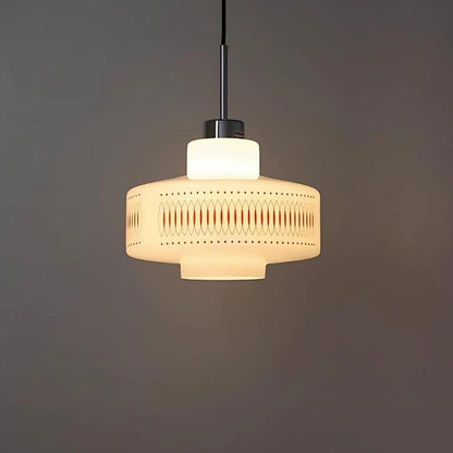 Vintage Bauhaus Opalglas Pendelleuchte