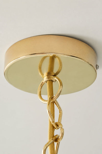 Lumica Capiz Facetten-Pendelleuchte – Elegantes natürliches Muscheldesign