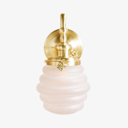 Capigia Glas-Metall-Waschtisch-Wandleuchte – Moderne Badezimmerleuchte mit elegantem Stil