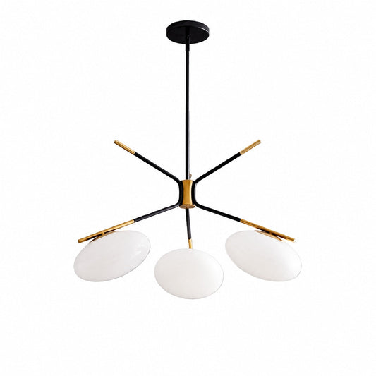 Brimush Pendelleuchte in flacher Kugelform – Minimalistische Architekturform