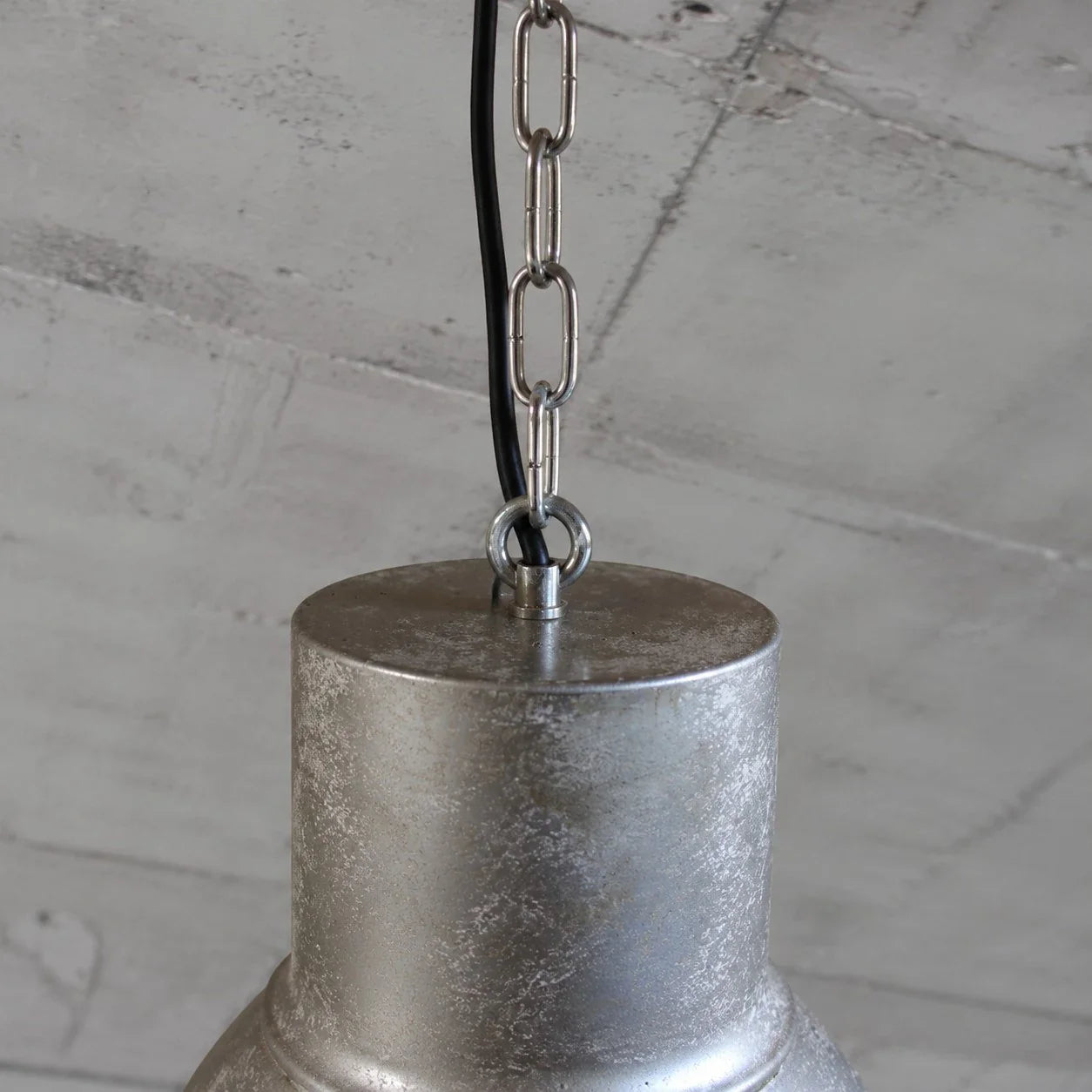 Vintage rust finish industrial pendant light