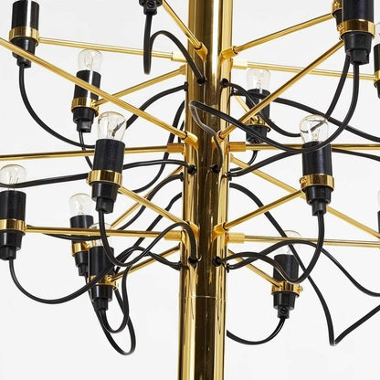 Tendrila Contemporary Multi-Light Chandelier - Industrial-Inspired Design Metal Suspension for Lounges N01