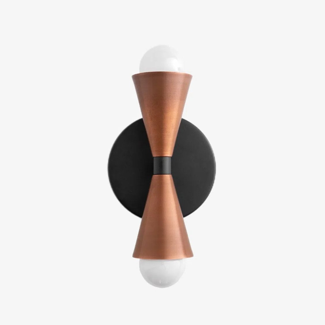 Pyralis Cone Linear Statement Wall Sconce - Modern Two Light Fixture