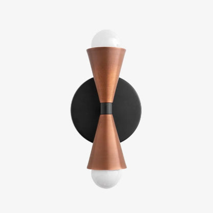 Pyralis Cone Linear Statement Wall Sconce - Modern Two Light Fixture