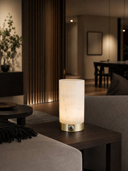 Totem Alabaster Table Lamp (built-in battery)