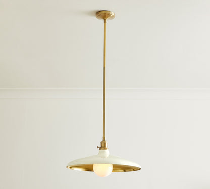 Forvara Metal Pole Pendant Light - Farmhouse Style Adjustable Island Lighting
