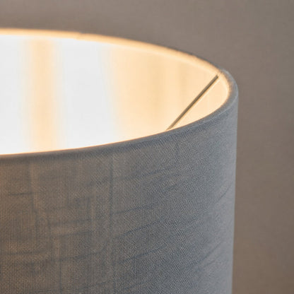 Tela Tischleuchte mit 1 oder 3 Leuchten – Modernes Leinen- und Metalldesign für Nachttisch oder Wohnzimmer