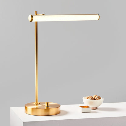 Voro Modern LED USB Table Lamp – Sleek Metal Desk or Bedside Lighting