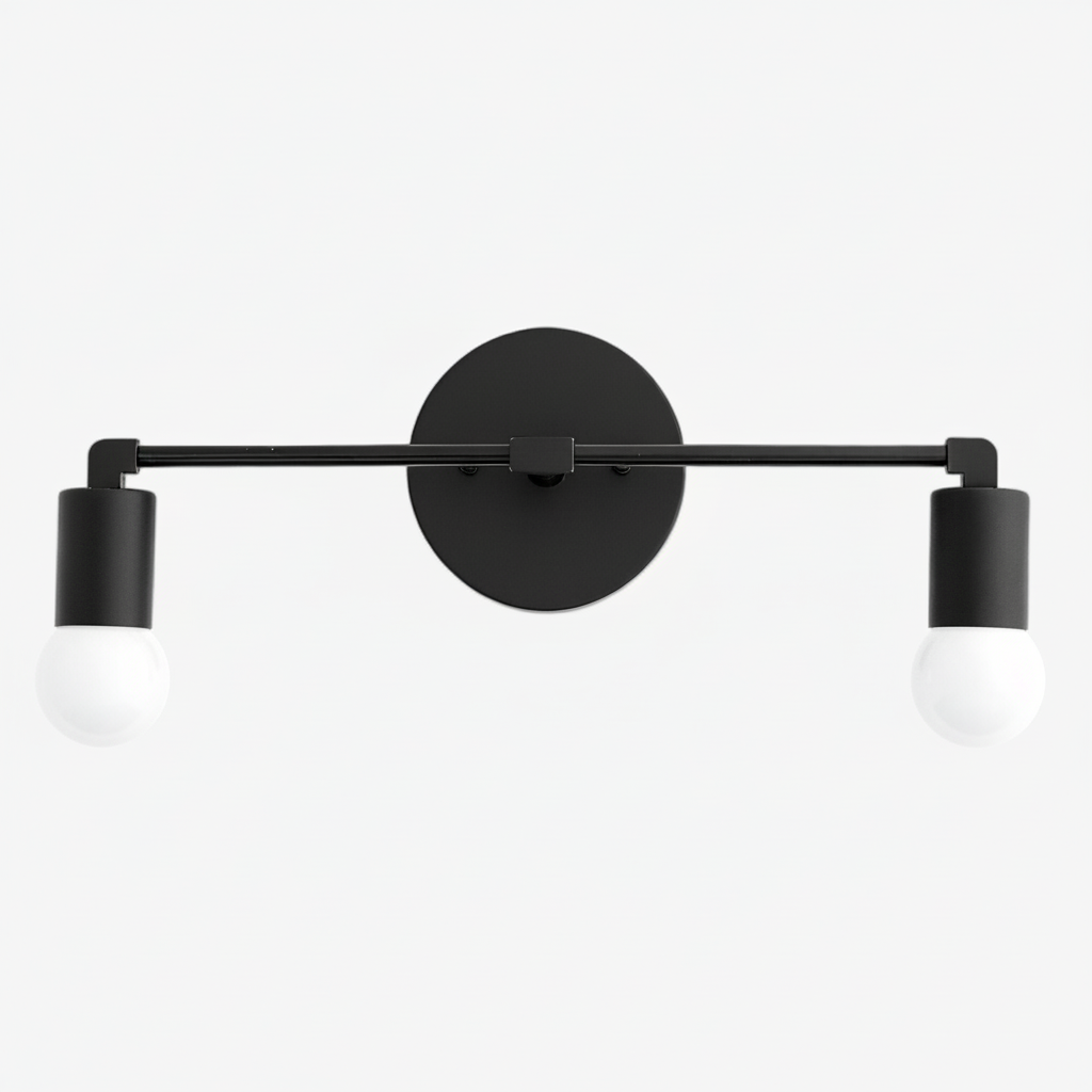 Mobilux Line industrial Bathroom Vanity Light - Minimalist Wall Sconce - Elegant Fixture