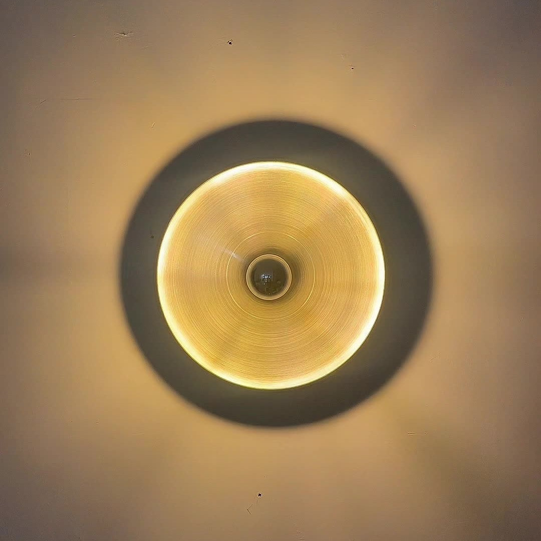 Mid Century Space Age Scheiben Wandleuchte