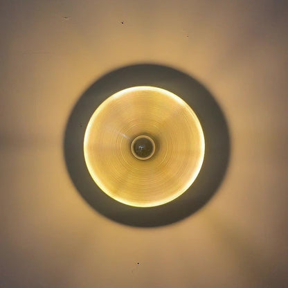 Mid Century Space Age Scheiben Wandleuchte