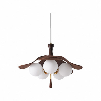 Orrise Series Sculptural Globe Cluster Pendant Lamp - Metal and Glass Pendant Light