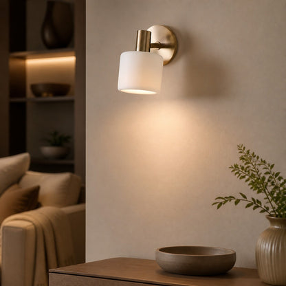Cerova Modern Ivory Porcelain Sconce – Soft Organic Wall Light