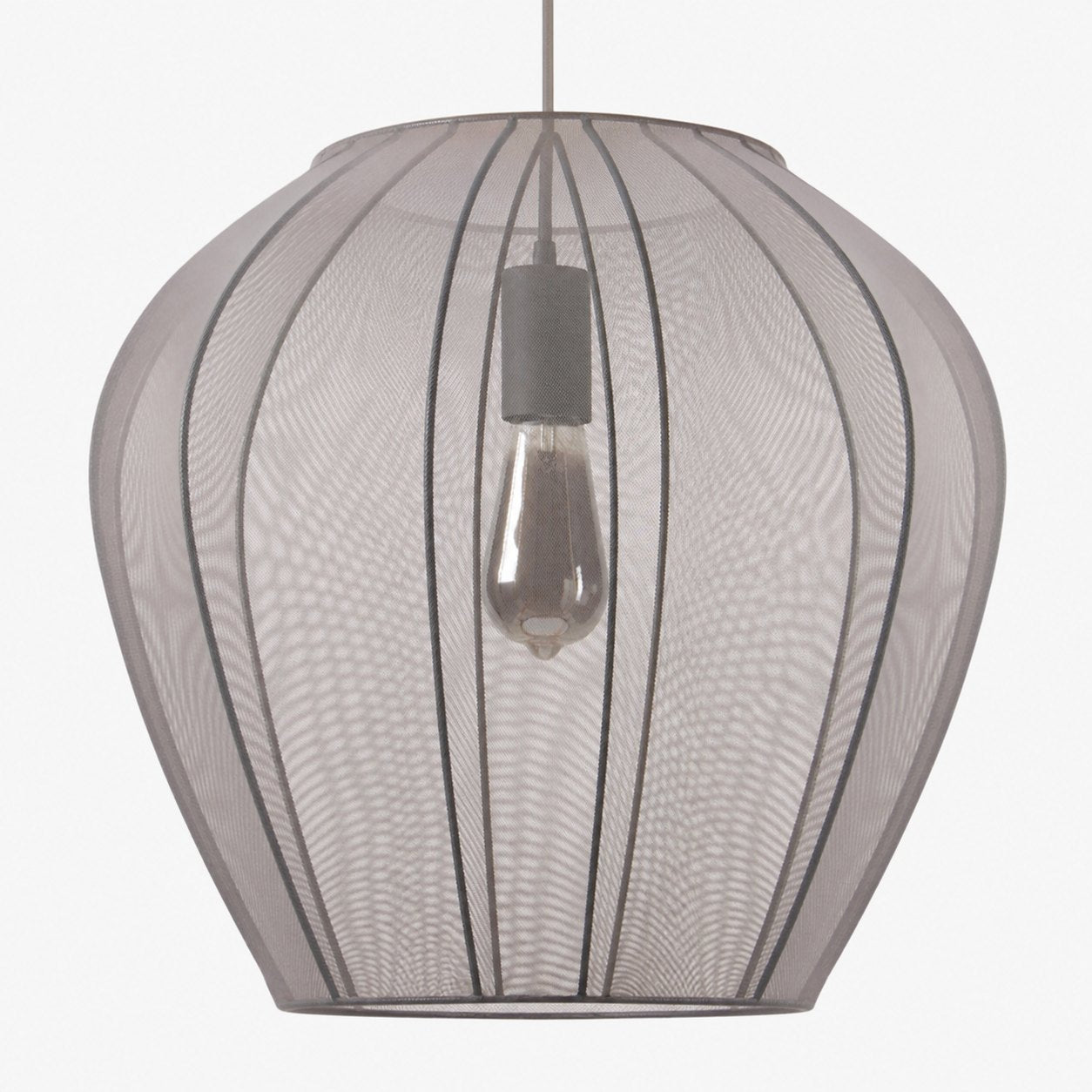 Lumifil Modern Mesh Pendant Light - Hanging Fabric Lghts are Suitable for Dining Rooms or Kitchen Islands
