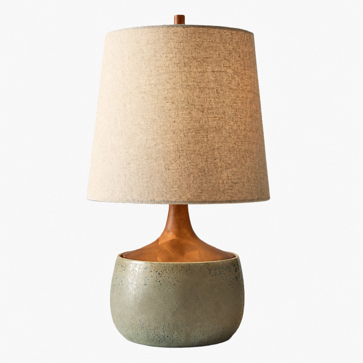 外观版权-Avero Contemporary Table Lamp - Textured Cement Design for Living Room and Office