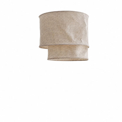 Aeroloom Organic Texture Pendant Lamp - Soft Layered Fabric Shade Modern Decorative Lighting for Any Room