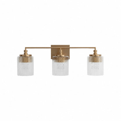 Lirra 3-Light Vanity Light Dimmable Glass Metal - Modern Design for Bathroom and Bedroom