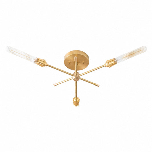 Mobilux Line Industrial Chandelier - Modern Ceiling Light Fixture for Home