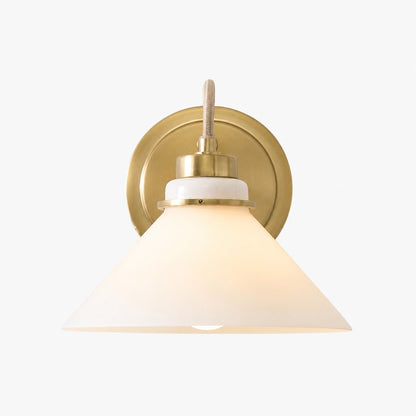 Aurenza Sconce – Farmhouse Wall Light with Metal Accents for Cozy Spaces
