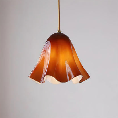 Bellina Sculptural Floral Pendant Light Contemporary Ceiling Fixture for Living Room