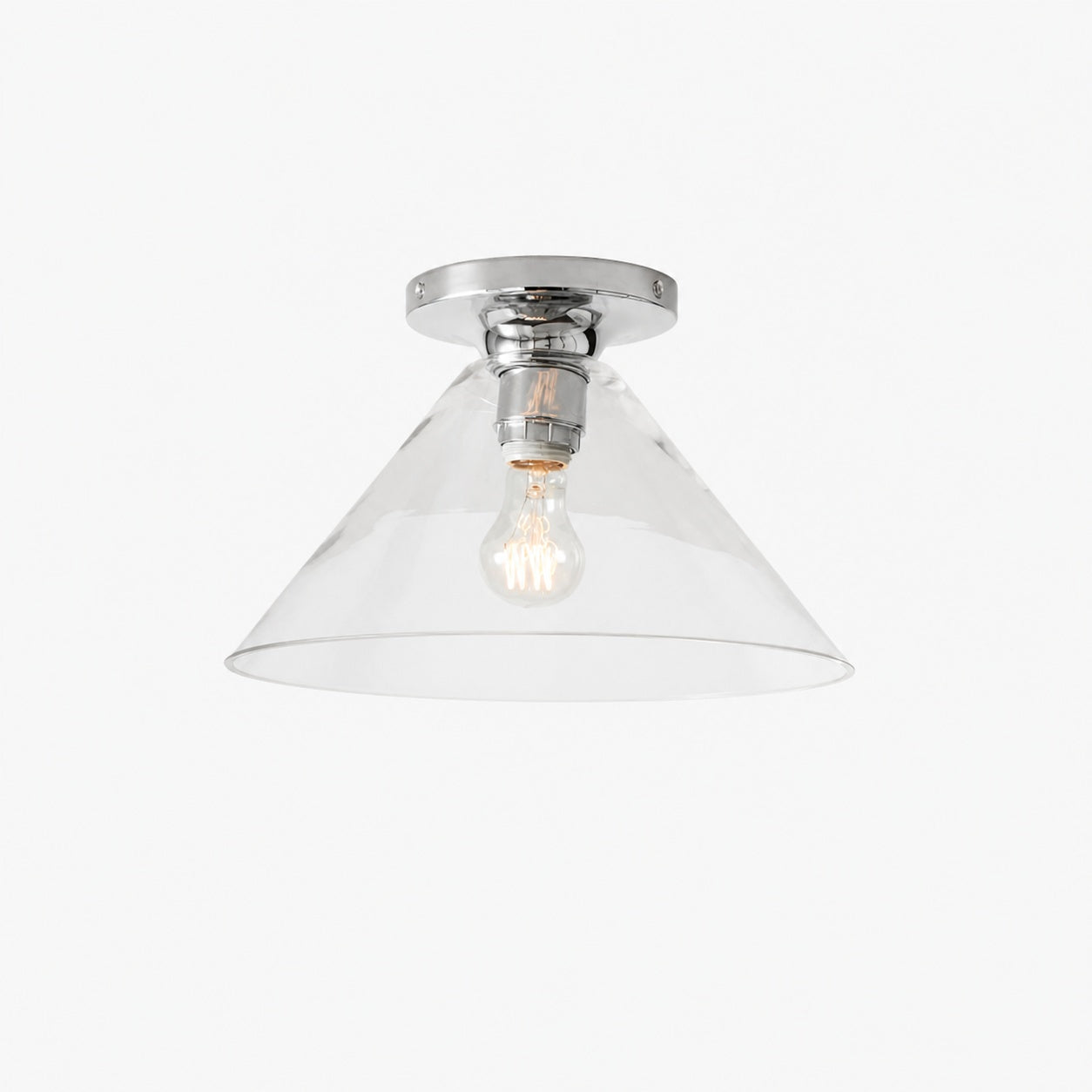 Conica Cone Flush Mount – Glas-Deckenleuchte für moderne Räume