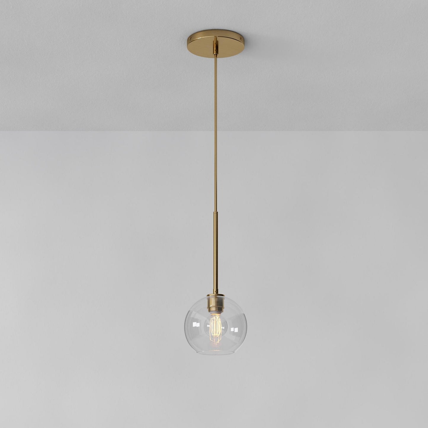 Selvion Sculptural Globe Pendant Light - Modern Glass Pendant Lamp - Sleek Design