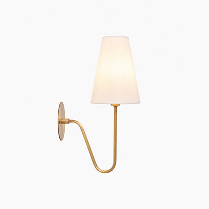 Organic Glass Scoop Wall Light – Minimalist Modern Decorative Ambient Sconce for Living Room