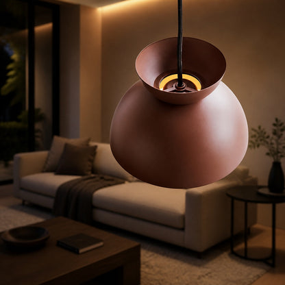Aurelia Modern Dome Pendant Light – Sculptural Nordic Design