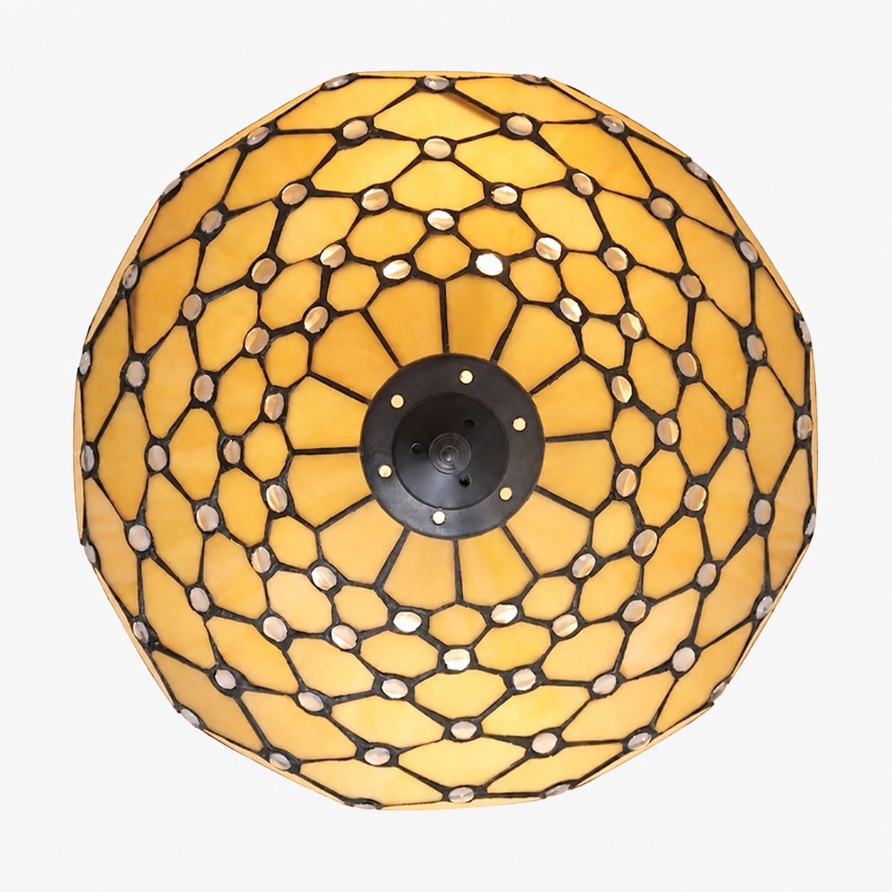 TF Pearl Handgefertigte Tiffany-Deckenleuchte – Art-Deco-Buntglasleuchte für Flur oder Wohnzimmer
