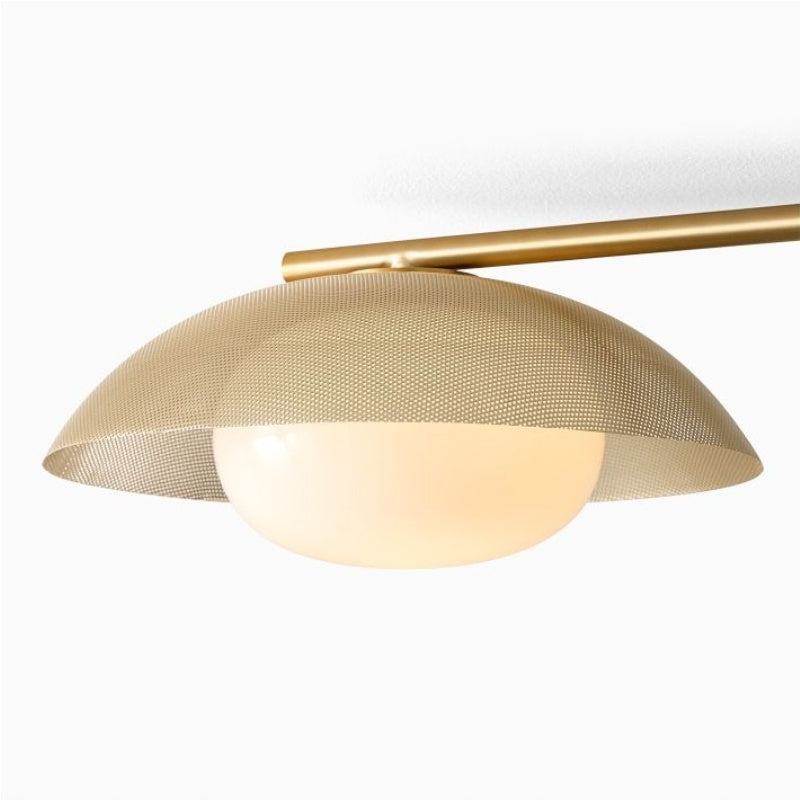 Elorina 3-Light Flush Mount Glass/Metal Ceiling Light - A Stylish Fixture for Modern Spaces