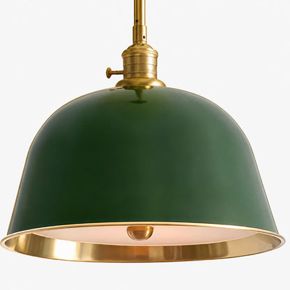 Forvara Classic Bell Pendant Light Industrial Pole Pendant Fixture for Dining Room