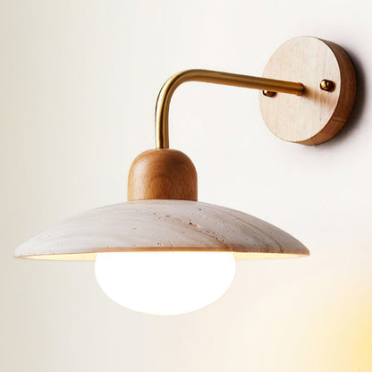 Modernes Design Disc Travertin Wandleuchte