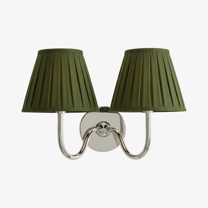 Luvora Decorative Pleated Shade Wall Lamp Vintage Modern Lighting for Corridor and Home Interiors