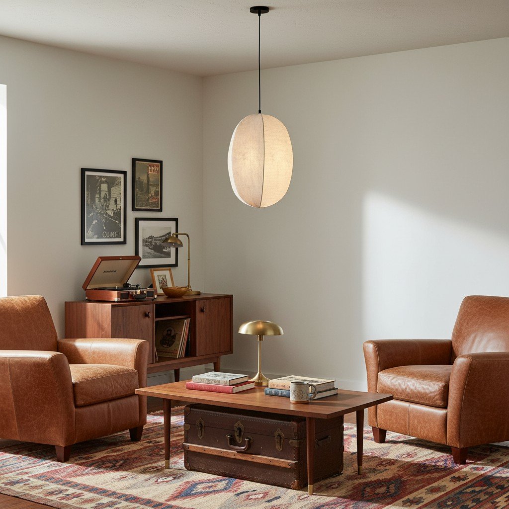 Diora Sculptural Design Pendant Light – Metal Modern Style for Living Room