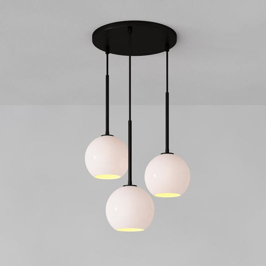 Selvion Minimalist Crystal Chandelier - Handcrafted Glass Sculptural Lighting Fixture