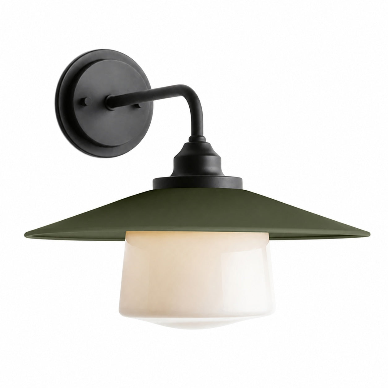 Cordax Wandleuchte im Utility-Stil – Metall und Glas für die Innen- und Außendekoration